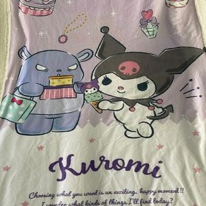 Kuromi faux Lambs wool blanket